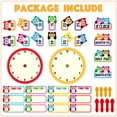 thumbnail image 6 of WaaHome 38PCS Telling Time Teaching Clock for Kids Student Learning Time Clock Practice Cutout Learning to Tell Time Telling Time for Elementary Preschool Classroom Supplies Teacher Back to School, 6 of 7