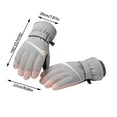 thumbnail image 2 of Winter Women's Ski Gloves Warm Waterproof and Touchscreen for Multiple Activities, 2 of 4