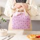 thumbnail image 5 of Corduroy Lunch Bag Student Office Worker Insulated Lunch Box Bag Waterproof Portable Handheld Cute Bento Bag, 5 of 6