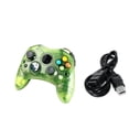 thumbnail image 3 of RetroFam Wired Game Controller -Compatible with Xbox Original Game Console – Duke Style, Clear Green, 3 of 5
