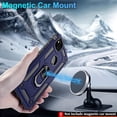 thumbnail image 6 of Google Pixel 4A Case (No fit for Pixel 4A 5G) with HD Screen Protector, Military-Grade Protective Heavy Duty Phone Case with Magnetic Kickstand Ring for Google Pixel 4A Blue, 6 of 15