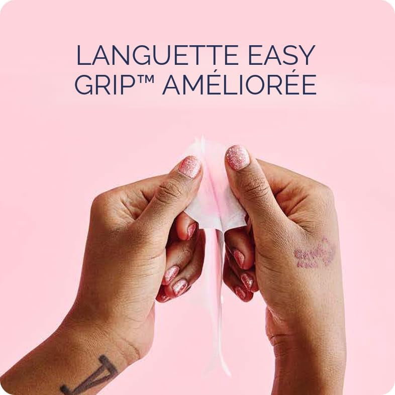 Veet® Easy-Gel™ Wax Strips for Legs and Body, Dry Skin, 40 Count + 4 Wipes