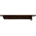 thumbnail image 4 of Ekena Millwork 3"W x 14"D x 2"H Heaton Hidden Support Steel Bracket w/ 10" Support Depth, Antiqued Copper, 4 of 11