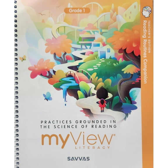 myView Literacy: Practices Grounded in the Science of Reading, Grade 1, Teacher's Edition, Reading Routines Companion, c. 2024, 9781428553699, 142855369X - New