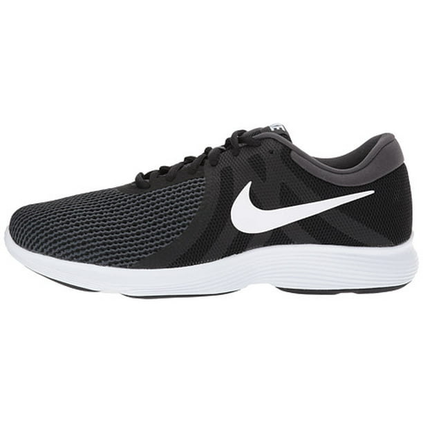Nike REVOLUTION 4 4E Mens Black White Athletic Shoes - Walmart.com