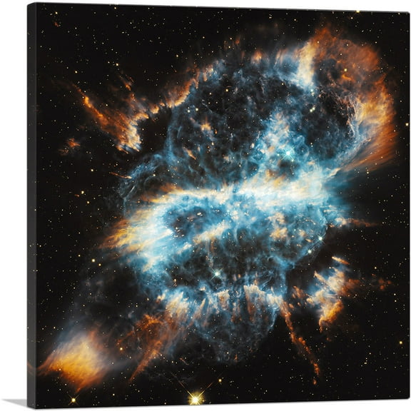 ARTCANVAS Hubble Telescope NGC 5189 Canvas Art Print - Size: 18" x 18" (0.75" Deep)