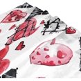 thumbnail image 3 of FREEAMG Watwatercolor Heart Shower Curtain Waterproof Fabric with 12 Hooks Bathroom Decorative Bath Curtain Set Polyester Fabric Machine Washable 60 x 72 Inch, 3 of 6