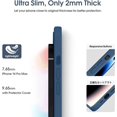 thumbnail image 4 of Liquid Silicone Case for iPhone 14 Pro Max - [Camera All-Round Protection] [Soft Microfiber Lining Anti-Scratch] 4 Layer Full Covered Shockproof Gel Rubber Phone Case Cover, 6.7", Blue, 4 of 15
