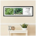 thumbnail image 2 of ArtToFrames Collage Photo Picture Frame with 3 - 11x14" Openings, Framed in Black with Fabric White and Black Mats (CDM-3926-882), 2 of 8