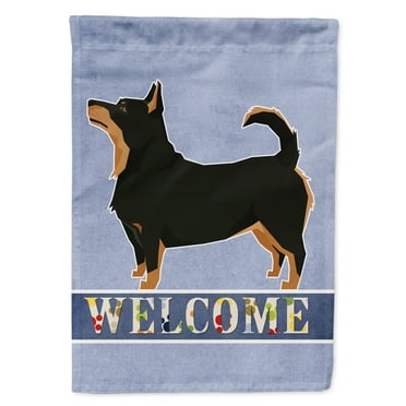 Lancashire Terrier Welcome Flag Canvas House Size