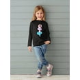 thumbnail image 2 of Bunny Ballerina Long Sleeve Toddler -Image by Shutterstock,  2 Toddler, 2 of 4