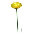 thumbnail image 2 of jinwen Bird Drinker Decorative Easy to Use Bird Bath for Outdoor Courtyard Backyard Yellow, 2 of 9