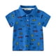 thumbnail image 1 of Camisetas Gibobby de vestir Niños formal Manga Corta Dinosaurio Azul 18-24 Meses, 1 of 5