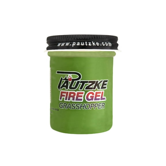 PAUTZKE'S Bait Co. Fire Gel - Grasshopper Scent, 1.65 oz - Professional Strength Fishing Attractant for Flies, Lures, and Bait - Versatile & Easy to Apply