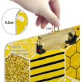 thumbnail image 4 of FMSHPON Geometric Honey Clipboard Hardboard Wood Nursing Clip Board and Pull for Standard A4 Letter 13x9 inches, 4 of 7