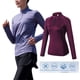 thumbnail image 5 of Jumpingount Ropa interior térmica para mujer, ropa interior cálida para mantener el calor, invierno, otoño, manga larga, Color sólido, secado Prendas para la parte del cuerpo Vino rojo XXL, 5 of 6