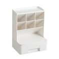 thumbnail image 2 of koolsoo Compartment Desktop Pen Organizer Storage White, 2 of 6