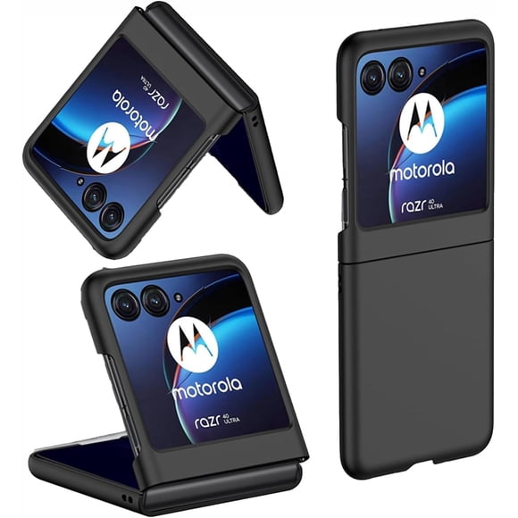 HSHDLDF Case for Motorola Razr 40 Ultra/Motorola Razr+ 2023/Razr Plus 2023, Ultra Thin Hard PC All-Inclusive Anti-Scratch Shockproof Protective Phone Case for Motorola Razr+ 2023, Black