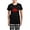 With Checker Pant, variant on CafePress - Lips Women's Dark Pajamas - Women's Short Sleeve Print T-Shirt and Pants Dark Cotton Pajama Set