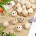 thumbnail image 7 of 30pcs 40mm Wooden Round Ball Unfinished Natural Wood Beads No Hole Wooden Loose Beads Balls Spheres, 7 of 7