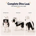 thumbnail image 5 of Dog Dinosaur Costume, Glow in the Dark Dinosaur Halloween Costume for Dogs 35inch, 5 of 5