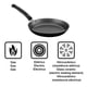 thumbnail image 2 of Juego de Sartenes , Batería de Cocina, Incluye 3 Piezas, Antiadherente, Color Negro, 2 of 6