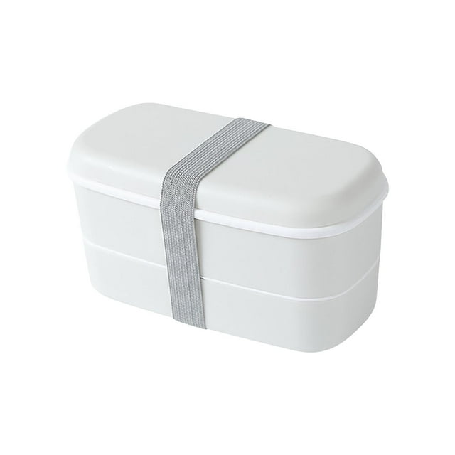Heated Lunch Box, Food Grade Double Layered Divided Microwave Preservation Box for Children and Office