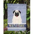 thumbnail image 3 of Caroline's Treasures BB5585GF Pug Drapeau Crème « Welcome Garden » Format, 3 of 3