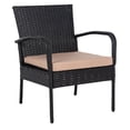 thumbnail image 5 of Safavieh Moore Outdoor Patio 3 Piece Chat Set - Black/Beige, 5 of 13