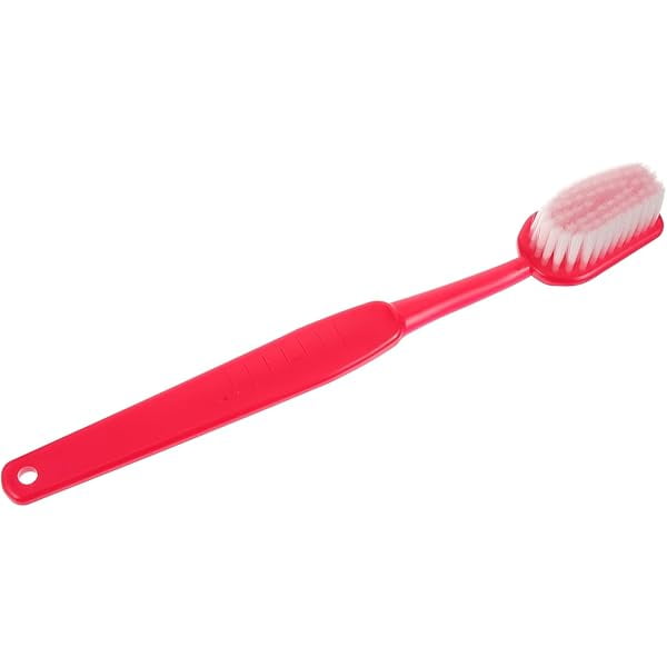 wonima11 Bathroom Bath Brush Toothbrush Shape Body Scrubber with for Back Lotion Application for Daily Use and Present Giving Convenient Hanging Design
