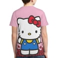 thumbnail image 2 of Hello Kitty T Shirts For Girls Boys, 3d Print Cartoon Graphics T Shirt, Youth Crewneck T-Shirt, Unisex Short Sleeve Top Tees Age 4-16 Years, 2 of 7