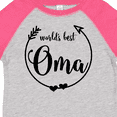 thumbnail image 4 of Inktastic World's Best Oma Girls Toddler T-Shirt, 4 of 5