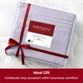 thumbnail image 5 of Mellanni Iconic Sheet Set Brushed Microfiber, Extra Deep Pocket, 4 Piece Queen, Lavender, 5 of 8