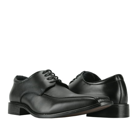 Joseph Abboud Frost Black Men's Bicycle-Toe Oxford Dress Shoes