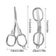 thumbnail image 3 of Tijeras plegables de acero inoxidable, portátiles, minitijeras de viaje con llavero, tijeras de bolsillo plegables para manualidades, oficina, botiquín de primeros auxilios, tamaño extendido de 4.5, 3 of 5