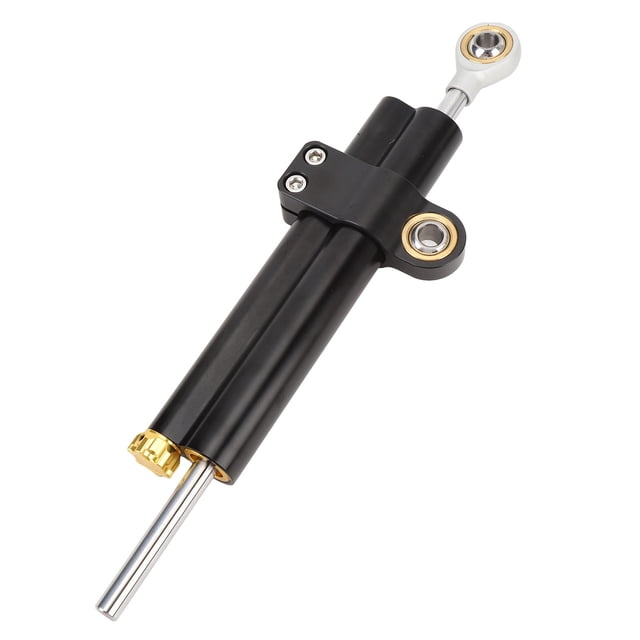 Motorcycle Steering Stabilizer, Motorcycle Steering Damper Stabilizer Adjustable Enhances Stability Increases Safety Universal Fit for Motorbikes