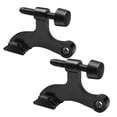 thumbnail image 1 of Paquete de 2 topes de puerta con pasador de bisagra para la parte superior de la puerta, pasador de bisagra ajustable y resistente, tope de puerta negro (negro, paquete de 2), 1 of 5
