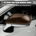 thumbnail image 2 of Unique Bargains Left Side Mirror Cover Cap 87945-06130 for Toyota Camry 2.5L L4 2018-2023 ABS Brown, 2 of 6