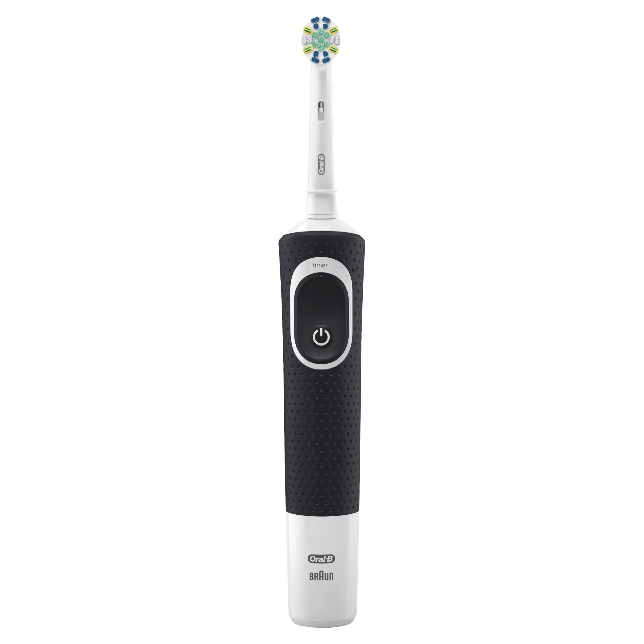 Oral‑B Floss, Vitality Floss Action Rechargeable Electric Toothbrush, Black, 1 Count, for Adults & Kids 3+