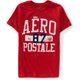 thumbnail image 1 of Aeropostale - Camiseta gráfica para hombre Aero No. 87, roja, pequeña Aeropostale Camiseta gráfica, 1 of 1