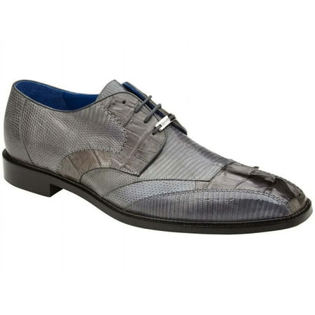 

Men s Belvedere Shoes Valter Genuine Caiman Crocodile Lizard Summer Gray 1480