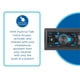 thumbnail image 4 of JENSEN MPR210 Radio estéreo para automóvil con pantalla LCD de 7 caracteres de un solo DIN | Asistente Push to Talk | Llamadas manos libres Bluetooth y transmisión de música | Radio AM/FM | Reproducci, 4 of 5