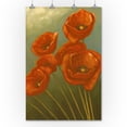 thumbnail image 2 of Poppy, Oil Painting (36x54 Giclee Gallery Art Print, Vivid Textured Wall Decor), 2 of 3