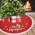 thumbnail image 5 of Xuniizn Christmas Tree Skirt Red Cloth Tree Skirts for Xmas Decor, Party Festive Merry Christmas Decorations for Home, 5 of 7