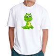 thumbnail image 1 of Playera Blanca Unisex Estampada Dinosaurio, 1 of 4