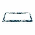 thumbnail image 2 of Sloboki Ocean Waves License Plate Frame Universal Aluminum Metal Car Tag Holders Cars Decor, 2 of 5