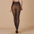 thumbnail image 6 of mgoYE Women Fleece Lined Leggings High Waist Pantyhose Thick Warm Tights for Women(Coffee,M), 6 of 9
