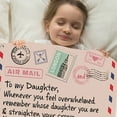 2024 Home Essentials Daughter Gift Letter Hug Blanket For Daughter Son Gift For Daughter From