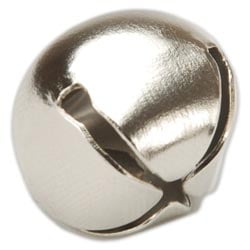 Darice Jingle Bells Vacuum Silver 35mm
