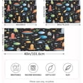 thumbnail image 4 of GZHJMY Satin Pillowcase for Hair and Skin, Planet Flyer Cooling Pillow Case with Envelope Closure Soft Breathable Silk Satin Pillow Cover for Sleeping King Size 40x20 in Home Decor, 4 of 7